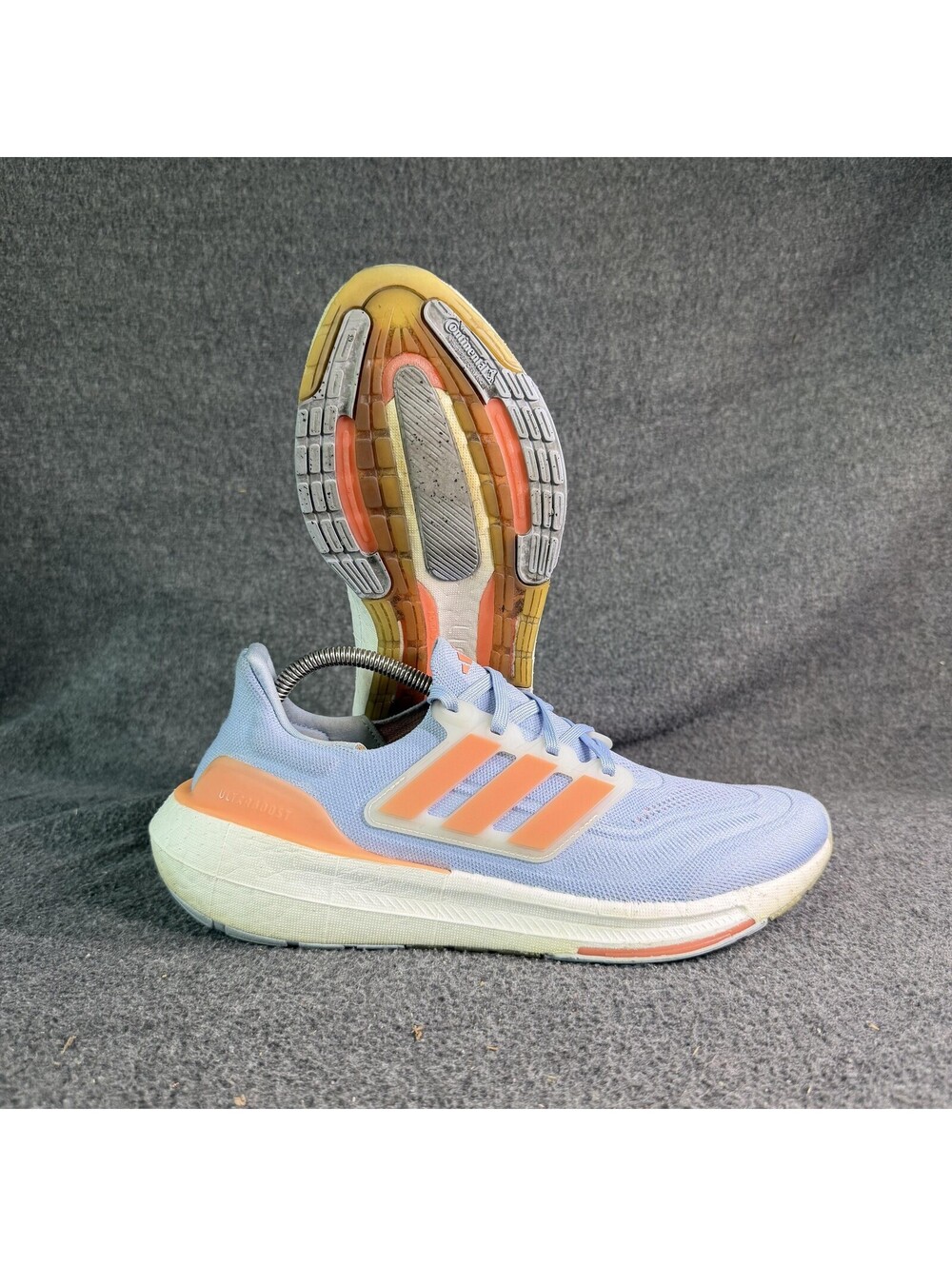 Adidas Ultraboost Shoes Womens Size 10.5 Blue Orange Running Sneakers HQ6247